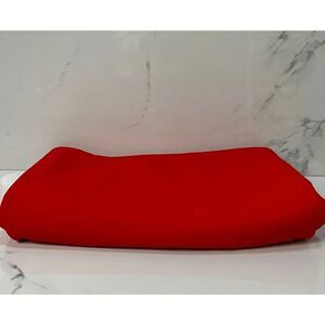 Vintage Thick Red Knit Fabric 1.5 yards